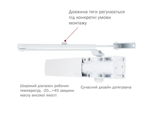 Дотягувач RYOBI 1200 D-1200 WHITE